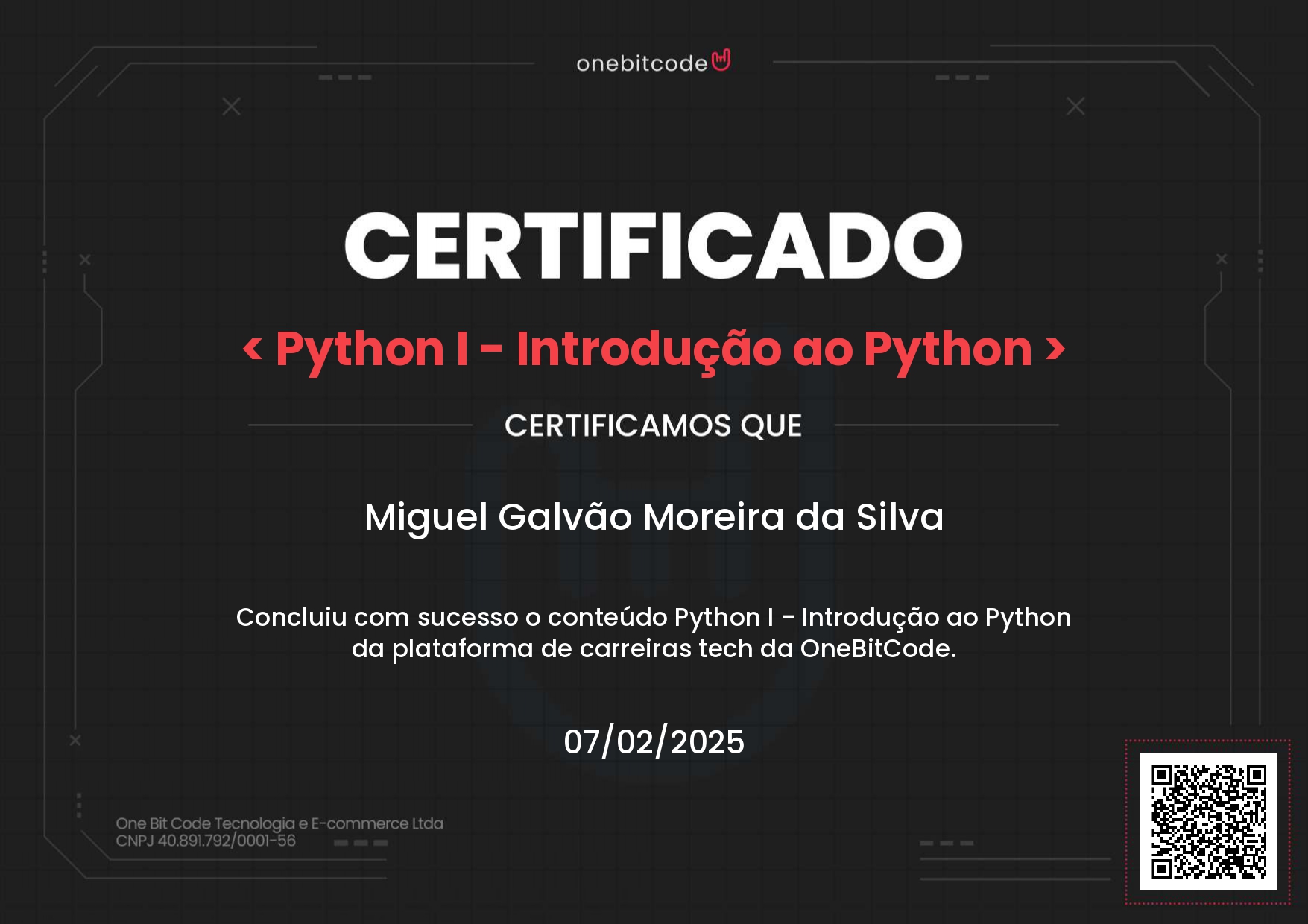Certificado