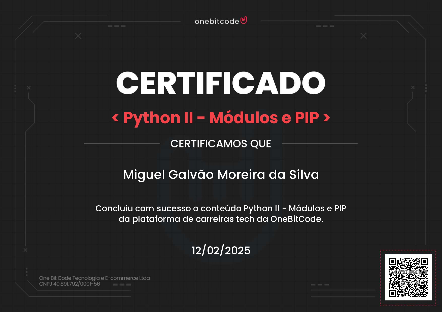 Certificado