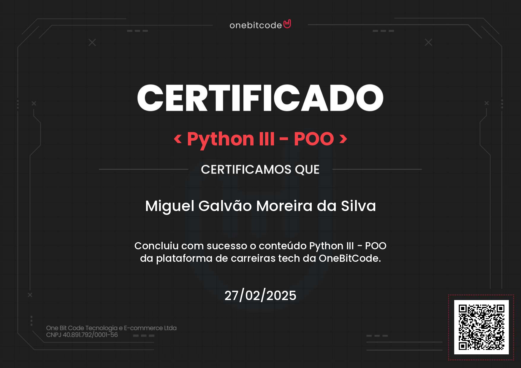 Certificado